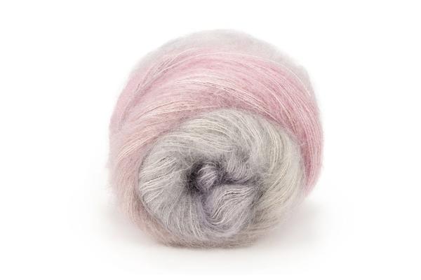 Poema Mohair Luxury Line Fb. 3 rosa-hellgrau-flieder