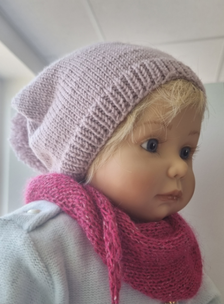 Cashmerino Wollgarn 0048 Rosa-grau von Langyarns