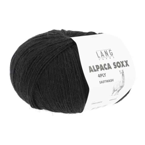 ALPACA SOXX 4-FACH/4-PLY Fb.4 Schwarz von Langyarns