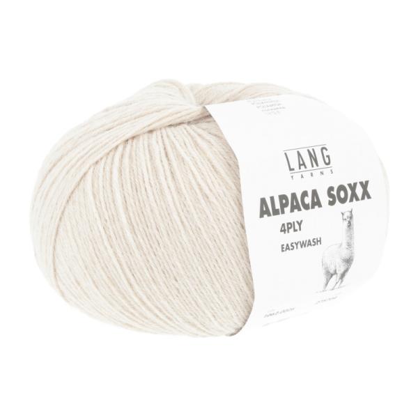 Lang Alpaca Soxx Sockenwolle 4-Fach easywash Fb. 26 creme melange