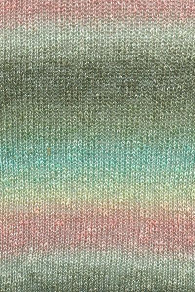 Lang Linello Fb. 52 grün- rosa Verlauf Leinengarn