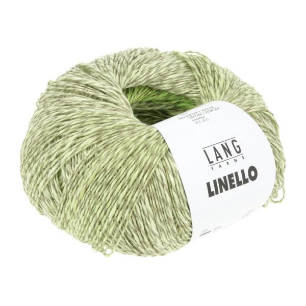 Leinenmischgarn Linello Fb. 216 Apfelgrün-Verlauf von Langyarns