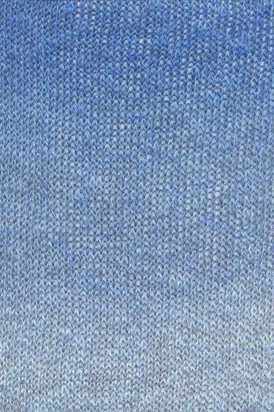 Linello Leinen-Baumwolle-Viskose-Garn mit langem Verlauf Fb. 222 Blau