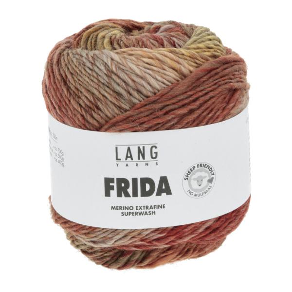 Langyarns Frida Fb. 12 Orange-Rot