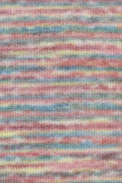 Langyarns Silk Mohair Color Fb. 9 rot-türkis-gelb-blau bunt
