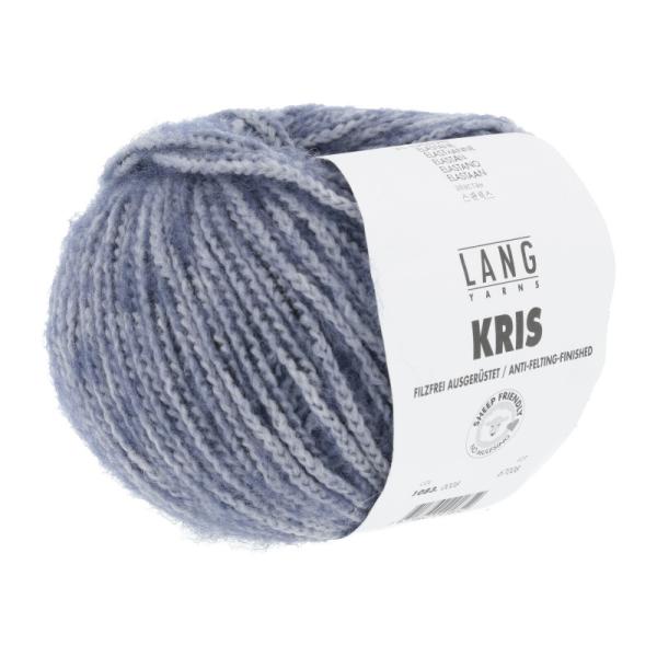 Langyarns Garn Kris Fb. 8 ciel blau melange