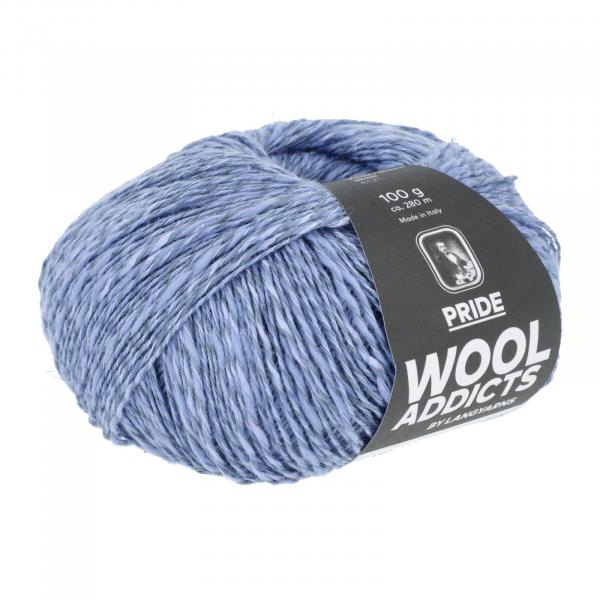 Leinenmischgarn Pride von Lang Wool Addicts Fb. 21 Eisblau