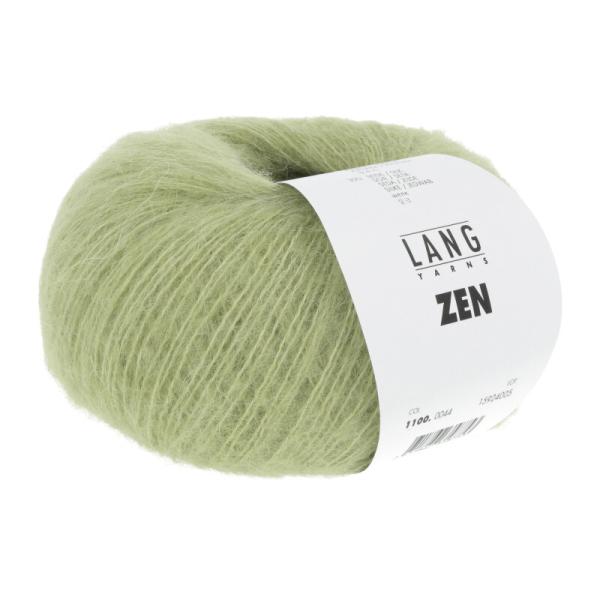 Zen 35% Schurwolle (Merino superfine) 35% Alpaka (Suri Alpaca) 30% Seide Fb. 44 Lime von Langyarns