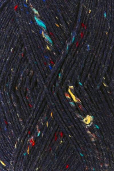 Langyarns SuperSoxx 6-fach Tweed Fb. 25 Nachtblau Multi