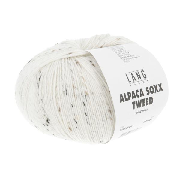 Alpaca Soxx Tweed Fb. 2 Offwhite