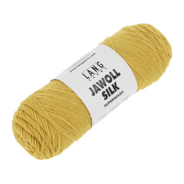 Langyarns Jawoll Silk Sockenwolle superwash Fb. 150 Gold gelb