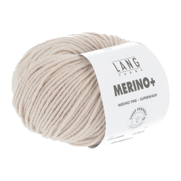 Lang Merino+ Fb. 96 hellbeige