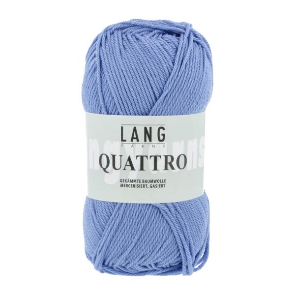 Quattro Baumwollgarn Fb. 21 Wolke blau von Langyarns