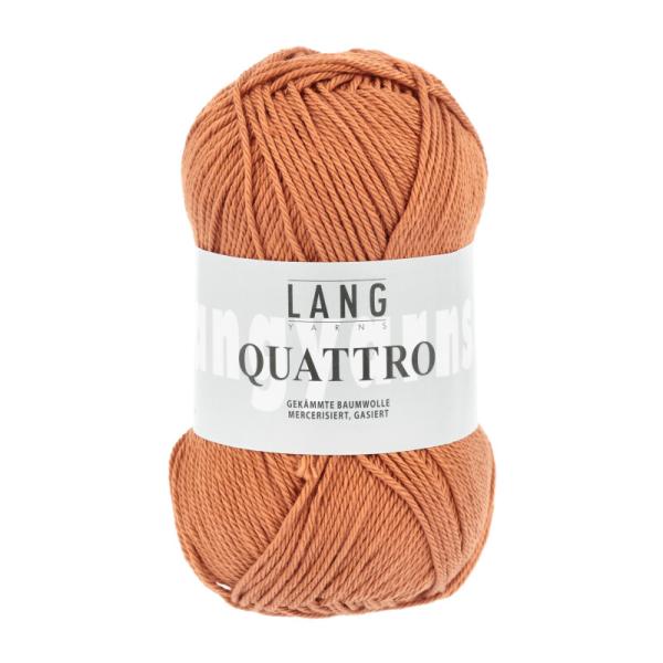 Quattro Baumwollgarn Fb. 175 Terrakotta von Langyarns