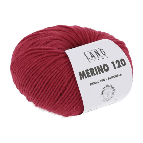 Lang Merino 120 Fb. 0160 rot