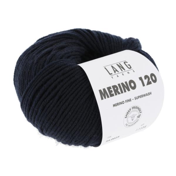 Lang Merino 120 Fb. 25 marineblau