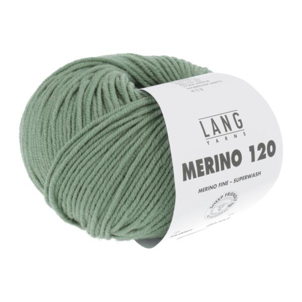 Lang Merino 120 Fb. 91 Salbei grün