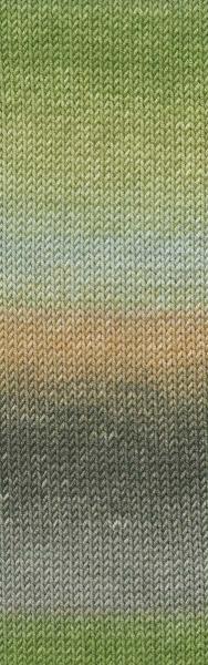 Merino 120 degrade superwash Fb. 14 olive-grau-mais