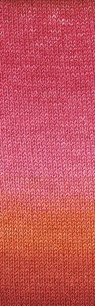 Merino 120 degrade FB. 16 Rot-pink-orange