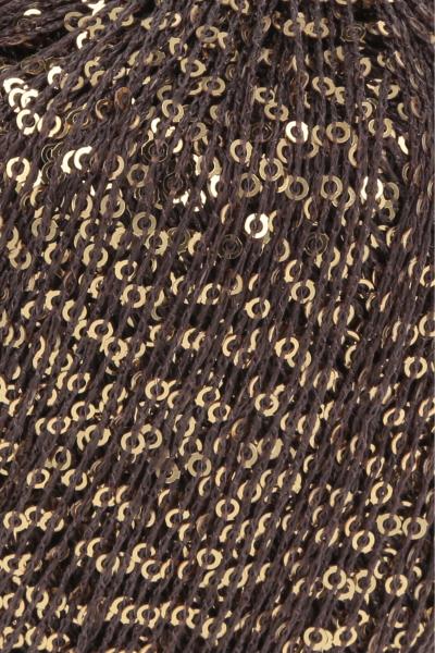 Garn Paillettes Fb. 68 Braun Gold von Langyarns