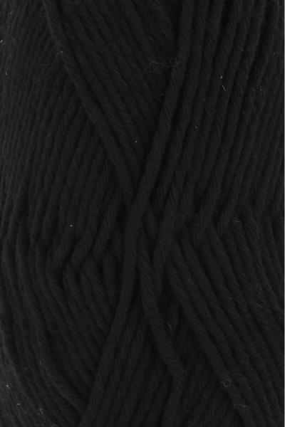 Baumwollgarn Handarbeits-Garn 12-Fach Fb. 4 Schwarz von Langyarns