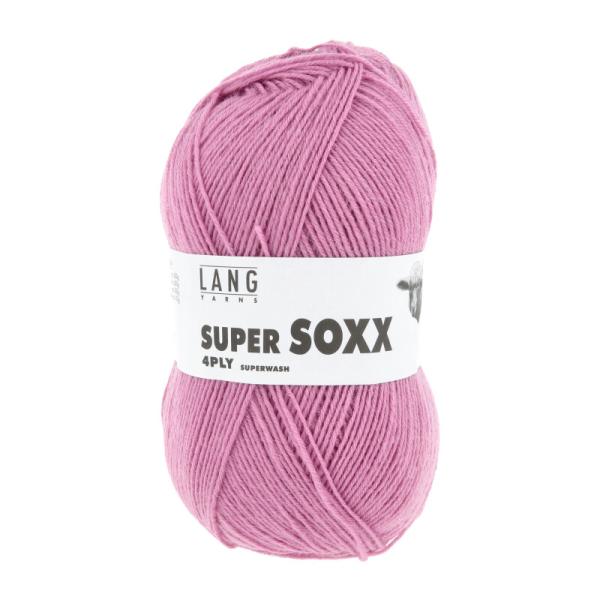Super Soxx Sockengarn Superwash Uni Fb. 19 Dunkel Rosa
