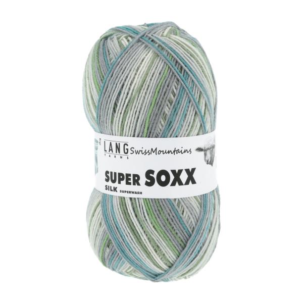 Lang Super Soxx SILK Sockenwolle 4-Fach superwash Fb.Rigi