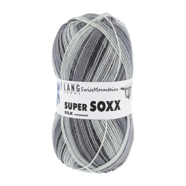 Lang Super Soxx SILK Sockenwolle 4-Fach superwash Fb. Pilatus