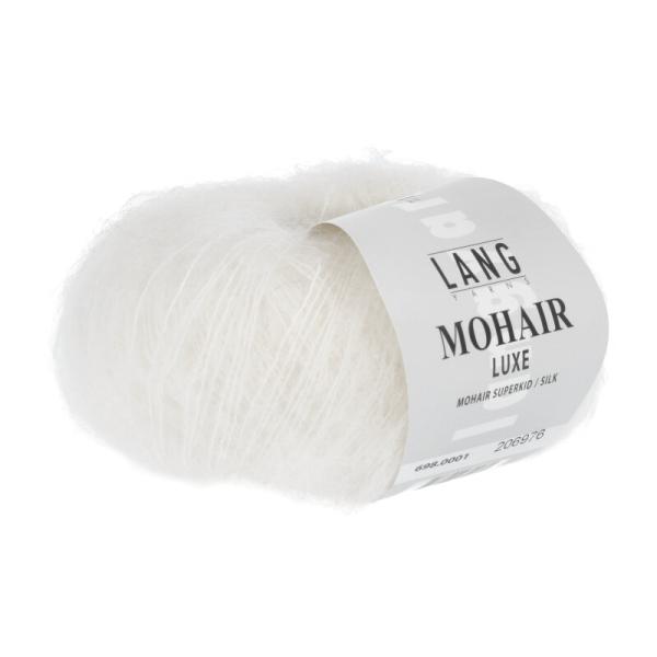 Lang Mohair Lux Mohair superkid mit Seide Fb. Weiß