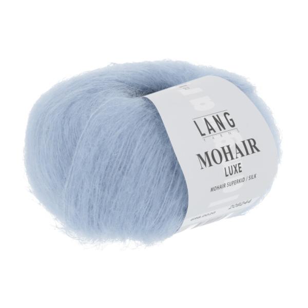 Mohair Luxe Mohair-Seide-Garn Fb. 20 Azur blau