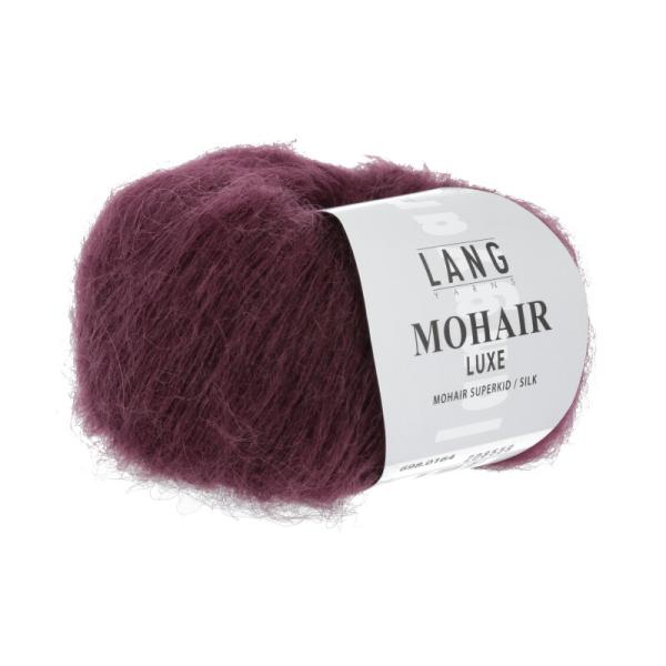 Superkid-Mohair mit Seide Mohair Luxe Fb. 164 Weinrot von Langyarns