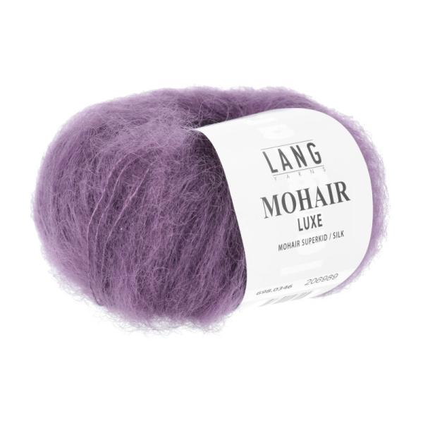 Mohair Luxe Mohair-Seide-Garn Fb. 346 Violett mittel