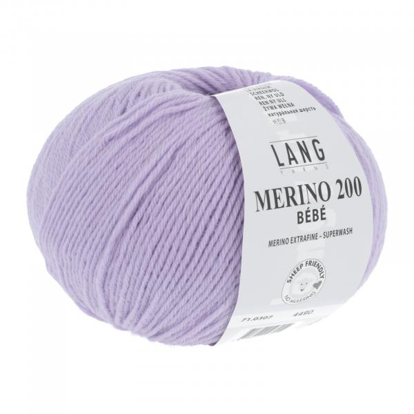 Lang Merino 200 bebe Fb. 307 Flieder hell lila