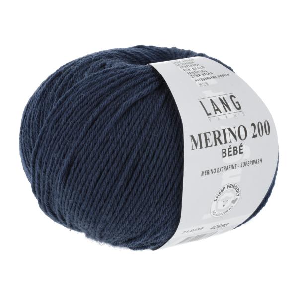 Lang Merino 200 bebe Fb. 325 dunkelblau