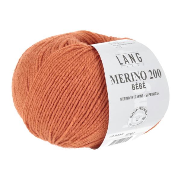 Lang Merino 200 bebe Fb.359 orange