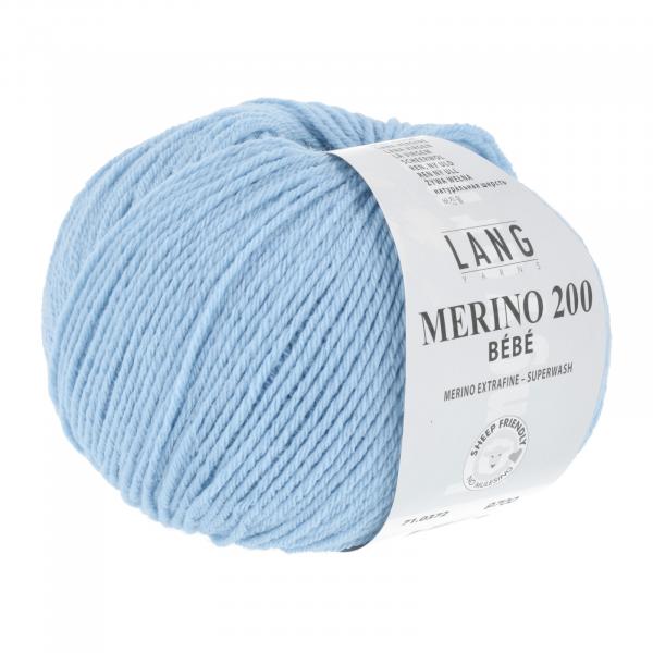 Lang Merino 200 bebe Fb. 372 hellblau