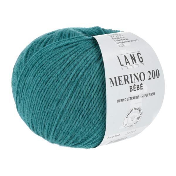 Lang Merino 200 bebe Fb. 388 Petrol