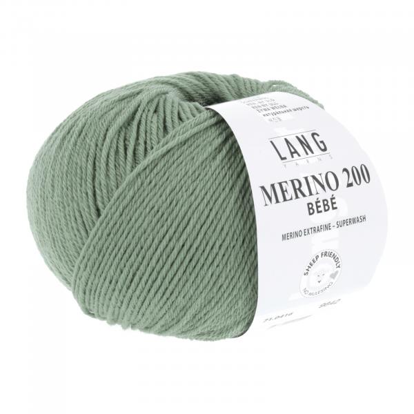 Lang Merino 200 bebe Fb. 416 mint