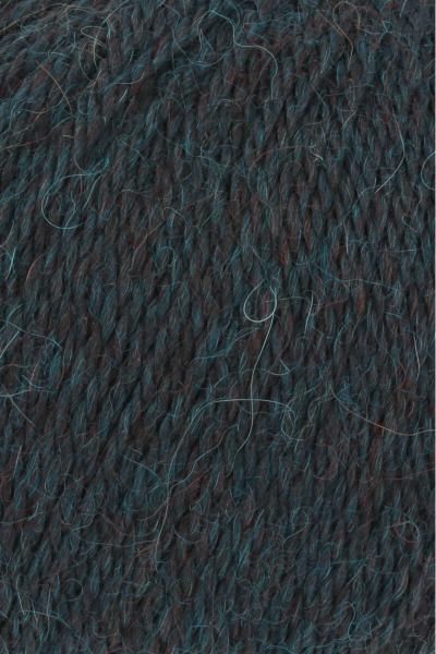 Baby Alpaca Fb. 0088 Petrol Melange von Langyarns