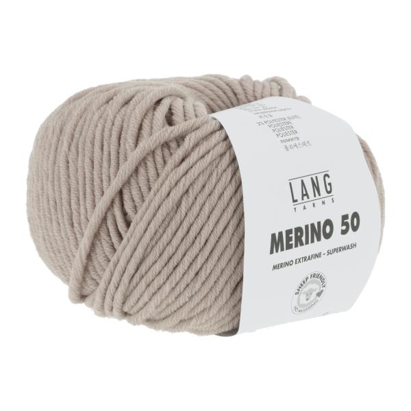 Merinowolle Merino 50 Fb. 122 Beige von Langyarns