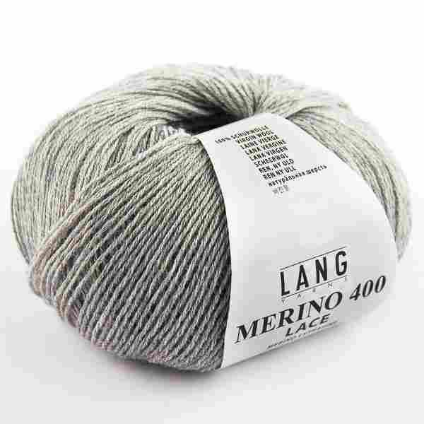 Lang Merino 400 Lace Color grau