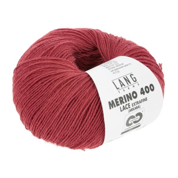 Langyarns Merino 400 Lace Fb. 61 Rot