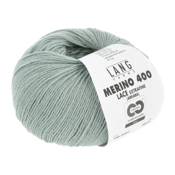 Lang Merino 400 lace merino extrafine Farbe salbei