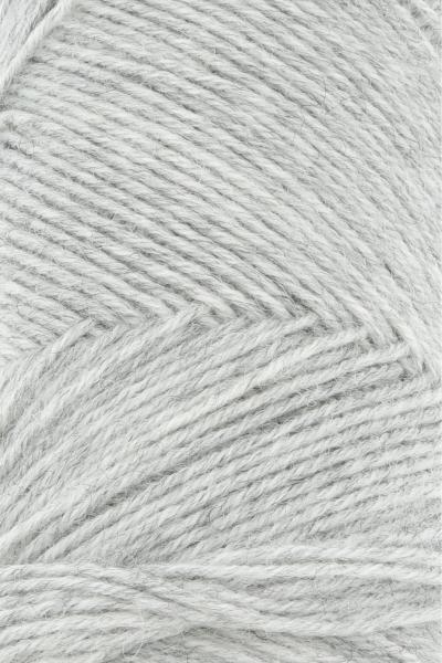 Jawoll Superwash Fb. 23 hellgrau Melange 4-fach Sockengarn Langyarns