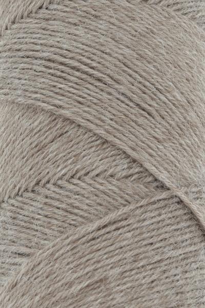 Langyarns Jawoll Sockenwolle mit Beilaufgarn superwash Fb. 45 hellbraun melange