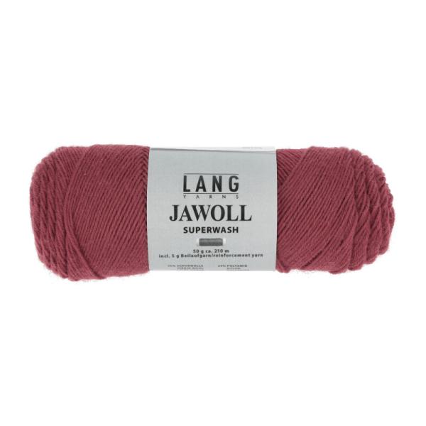 Lang Jawoll Sockenwolle 4-fach Superwash Fb. 61 Burgund rot