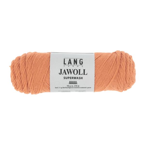 Lang Jawoll Sockenwolle 4-fach Superwash Fb. 159 Karotte-Orange