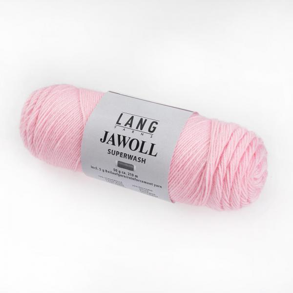 Jawoll Sockengarn Superwash mit 5 g Beilaufgarn Fb. 209 rosa