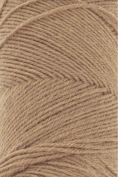 Langyarns Jawoll Sockenwolle mit Beilaufgarn superwash Fb. 339 warmes braun / camel
