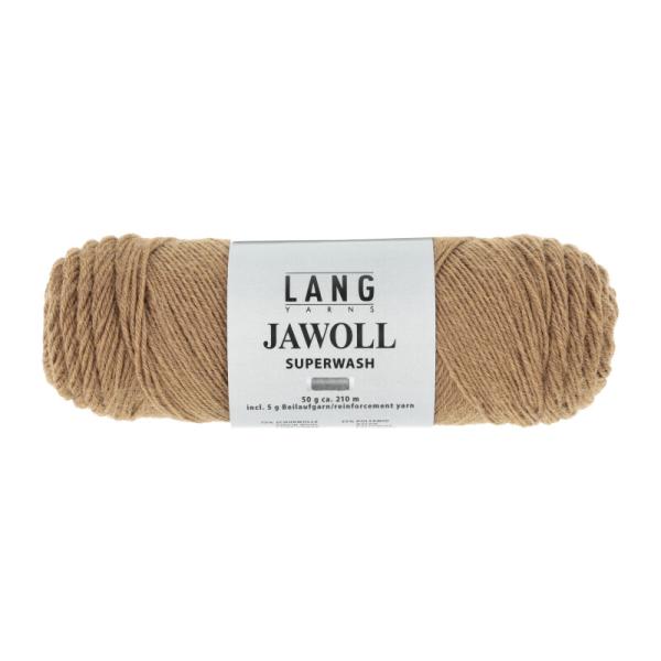 Langyarns Jawoll Sockenwolle mit Beilaufgarn superwash Fb. 339 warmes braun / camel